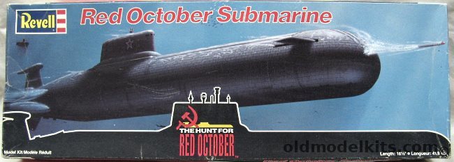 Revell 1/400 Red October Submarine / Hunt for Red October, 4006 plastic model kit